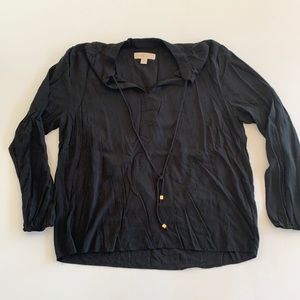 MICHAEL by Michael Kors Black Viscose Blouse